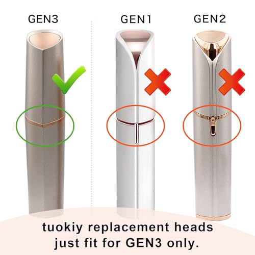 Replacement Heads for Flawless Generation 3 Hair Remover - 6 Pack