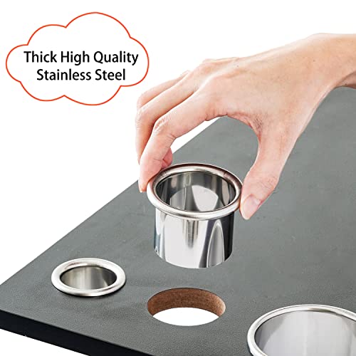 Stainless Steel Hair Dryer & Curling Iron Holder Set