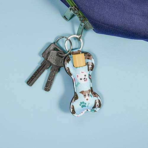 Beautyflier Neoprene Chapstick Lipstick Keychain Holder