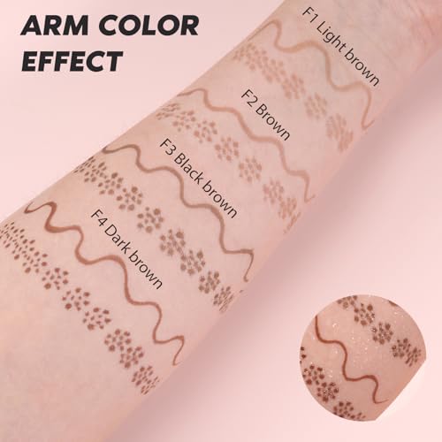 Dual Ended Freckle Stamp Pen – Waterproof Fake Freckles Maker #02 Brown