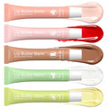 RIHAKO Glossy Lip Balm Set - 5 Shades with Shea Butter