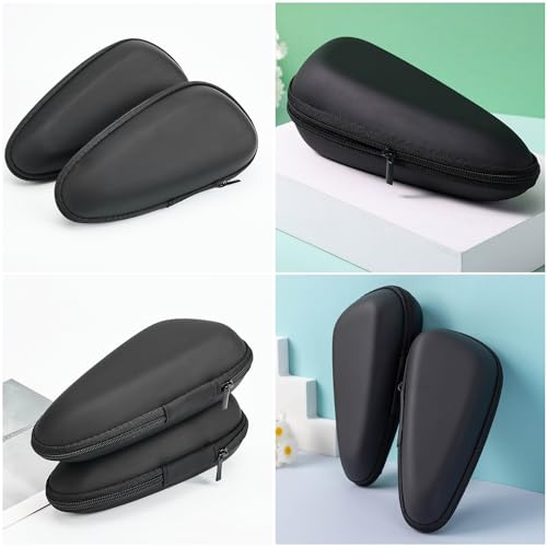 2 Pack Electric Shaver Case EVA Hard Travel Box Storage Organizer Protective Carrying Bag for Philips Norelco Braun Series Men's Razor Trimmer Rechargeable Shavers