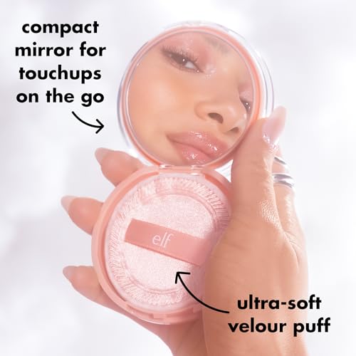 e.l.f. Halo Glow Finishing Powder Deep Neutral - Light-Reflecting Face Powder for Makeup Setting & Blurring