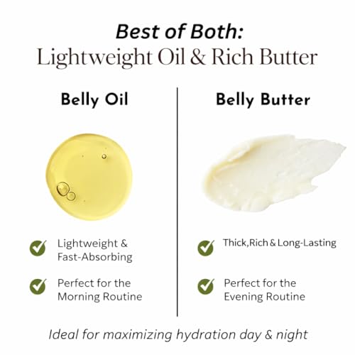 Belly Bundle Organic Stretch Mark Cream & Oil (Large)