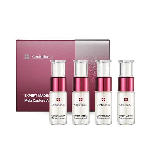 Centellian 24 Expert Serum (Season 1 (0.23fl oz x 4pc) - Korean Serum Face Soothing & Even Tone for Men Women Dry Sensitive Skin Dark spot correcting ampoule Intensive Barrier Repair Care by Dongkook