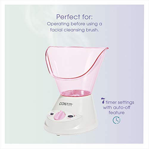 True Glow Facial Steamer with Cleansing Brush Spa System
