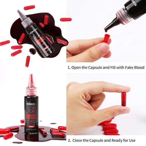 Halloween Fake Blood SFX Makeup Kit – Realistic Spray & Gel