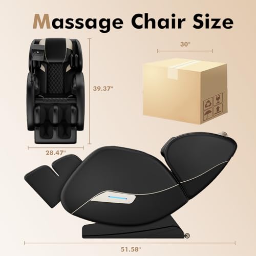 AYJOIR Zero Gravity Massage Chair - Full Body Shiatsu Recliner with Heat