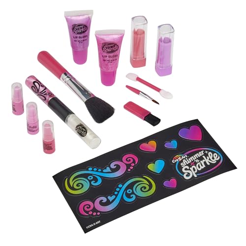 Shimmer 'n Sparkle Glitter Makeover Studio Beauty Kit ? All-in-One Beauty for Eye, Cheeks and Lips for Ages 8 and Up
