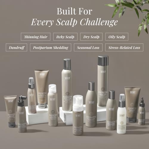 SURFACE Thickening Blow Dry Foam for Fine & Fragile Hair 5oz - Heat Protectant & Volumizer