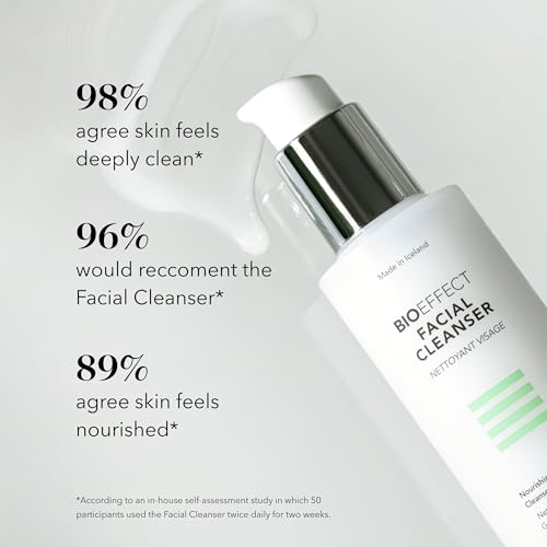 BIOEFFECT Facial Cleanser for Dry Skin – Gentle Face Wash with Squalane, 4oz