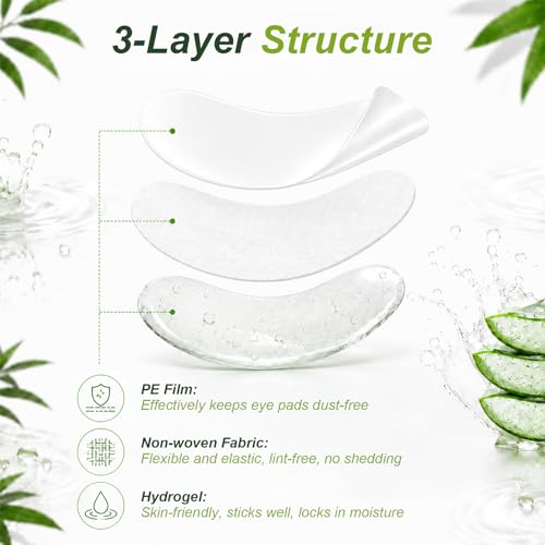 Tifanso 130 Pairs Gel Eye Pads for Lash Extensions