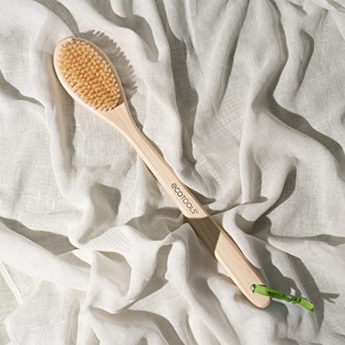 EcoTools Bath Brush with Long Handle | Exfoliating Shower Brush