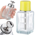 6oz Glass Push Down Pump Dispenser - Nail Polish Remover Bottle