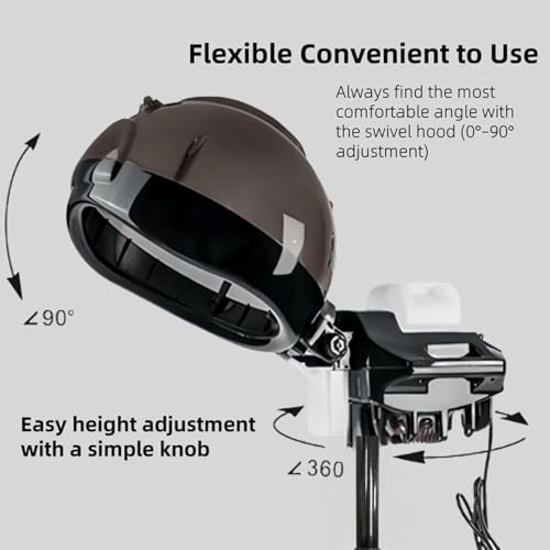 Professional Hooded Hair Steamer with Adjustable Timer