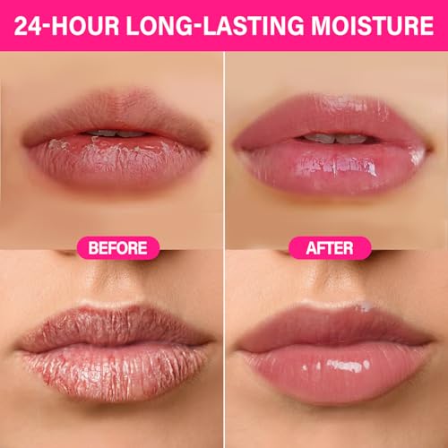 Lip Mask Set, Lip Care Gifts for Teen Girls Women, Overnight Lip Mask Hydrating & Nourishing, Lip Sleeping Mask Repairing Dry, Flaky Lips, Lip Treatment for Women, Wife, Girlfriend, Mom