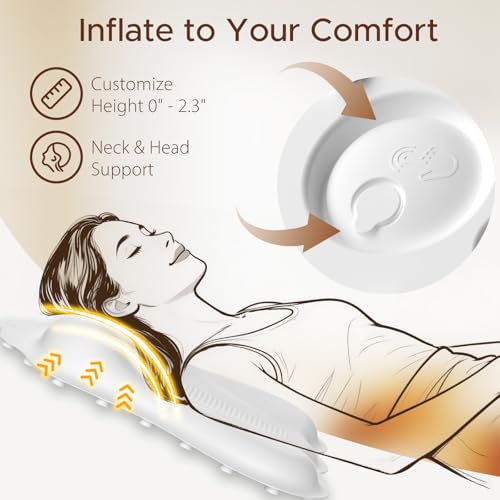 Adjustable Silicone Bath Pillow for Tub, Neck Support