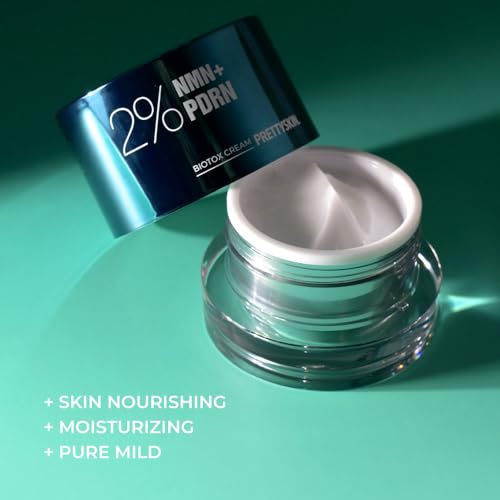 PRETTYSKIN 2% NMN + PDRN Facial Cream ? Daily Hydrating Face Moisturizer ? Amino Acids for Smooth & Supple-Looking Skin ? Nourishing Korean Skincare with Rich Cream Texture ? 1.69 fl.oz