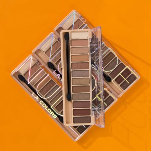 Nude Eyeshadow Palette - 12 Highly Pigmented, Long-Lasting Shades - Variation of THIS listing