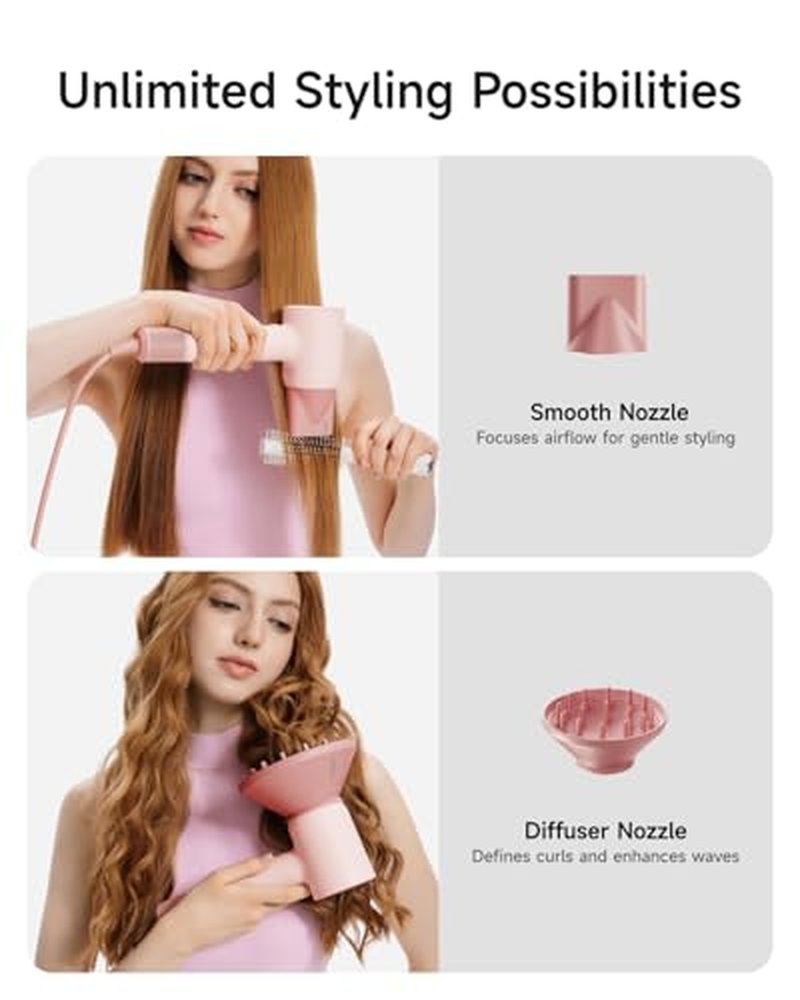 Laifen SE 2 Hair Dryer - Fast Drying Ionic Blow Dryer with Child Mode