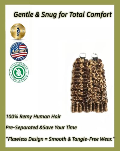 16 Inch Burmese Curly Crochet Hair Extensions for Black Women
