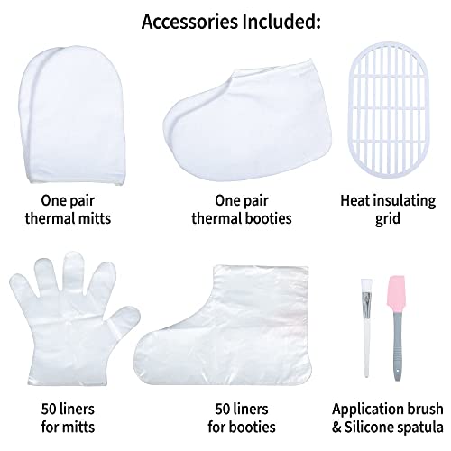 ForPro Digital Paraffin Bath Kit for Hands & Feet with Wax & Mitts