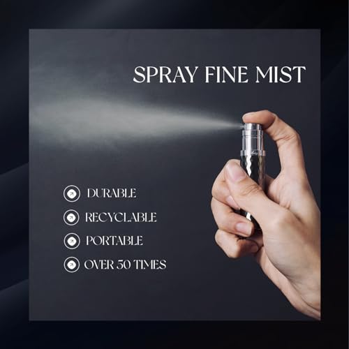 5ml Travel Perfume Atomizer Bottle - Refillable Fragrance Sprayer
