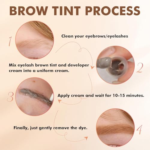 Light Brown Lash & Eyebrow Color Kit - 8 Week