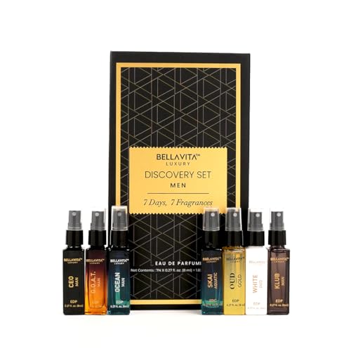 Men's Luxury Perfume Discovery Gift Set - 7 Mini Colognes