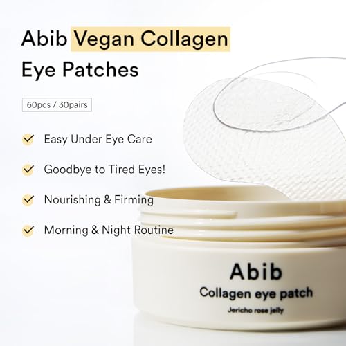 Abib Collagen Eye Care Duo ? Jericho Rose Eye Cream Tube & Jelly Eye Patches for Wrinkles & Fine Line with Jericho Rose Jelly, Korean Skin Care