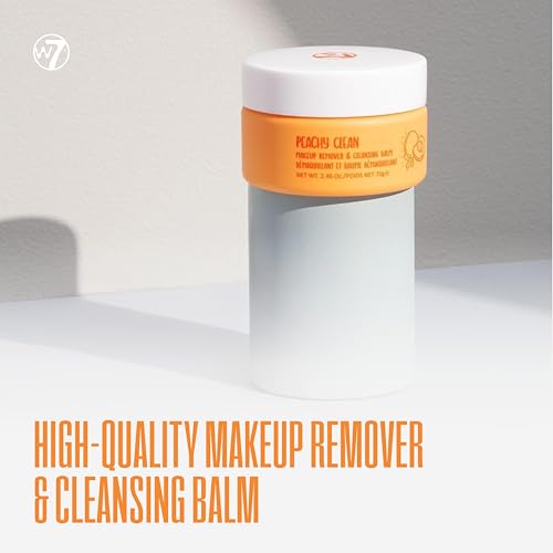 W7 Peachy Clean Face Cleansing Balm - Makeup Remover & Oil Control
