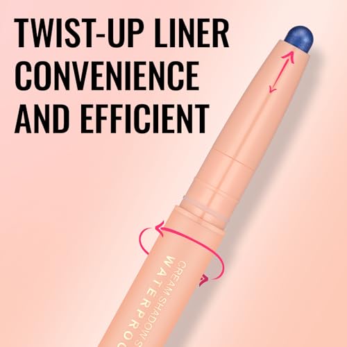 Oulac Waterproof Eyeshadow Stick - Blendable Glitter, Long Lasting