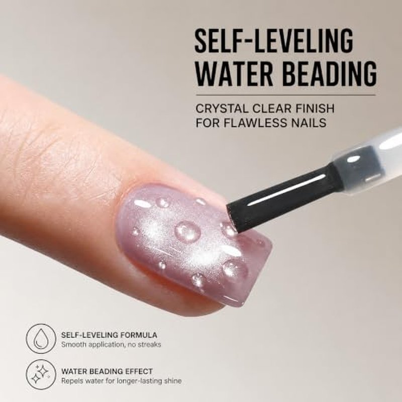3D Water Drop Gel Top Coat - High Gloss Nail Art Finish 15ML