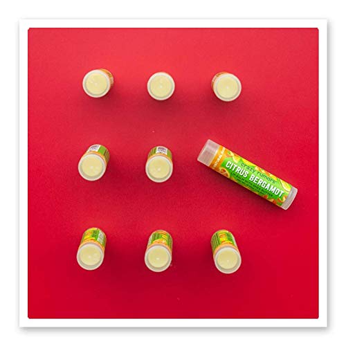 Crazy Rumors Citrus Bergamot Lip Balm. 100% Natural, Vegan, Plant-Based, Made in USA (1-Pack)