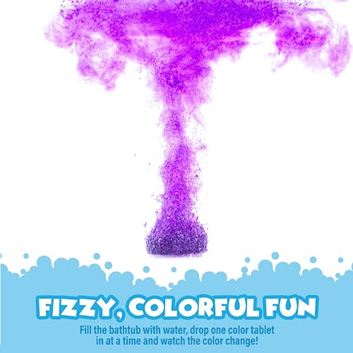 Tub Works Bath Color Fizzies 150 Count for Kids