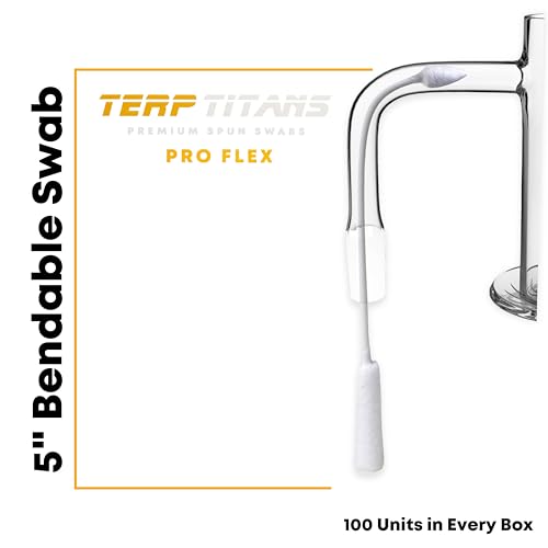 TerpTitans Pro Flex 2-Pack Flexible Cotton Swabs for Precision Cleaning