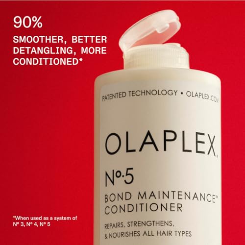 Olaplex Wash and Shine Hair Kit: No. 4, 5, 7, Shampoo & Conditioner Set | Cleanse, Hydrate, & Control Frizz Up to 72 Hours | Bonding Oil for Shine & Protect | For Coily, Curly, Straight, and Wavy