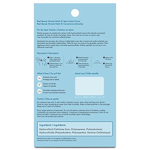 Rael Miracle Bundle - XL Spot Control Cover (6 Count), Invisible Spot Cover (24 Count)