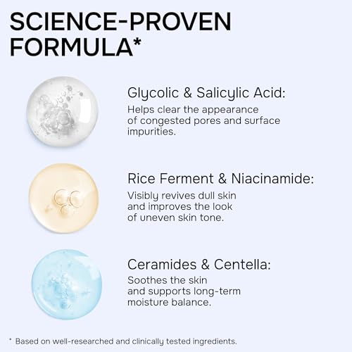 Exfoliating Toner Pads with AHA BHA Salicylic Acid - 60 Ct