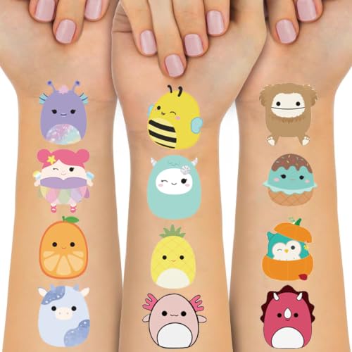20 Sheets Cute Animals Temporary Tattoos for Kids