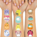 20 Sheets Cute Animals Temporary Tattoos for Kids