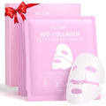 Deep Collagen Face Mask, Bio-Collagen Overnight Facial Mask, Hydrating Firming Anti-Aging and Moisturizing, Korean Skincare Masks, Stocking Stuffers for Women & Teen Girls, 37g, 4ea