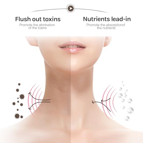 Red Light Facial Massager, Skin Care Tools for Face & Neck Beauty Device, 3 in 1 Face Massager Tool with LED, Thermal, Vibration, Tightenings, Rejuvenation for Women