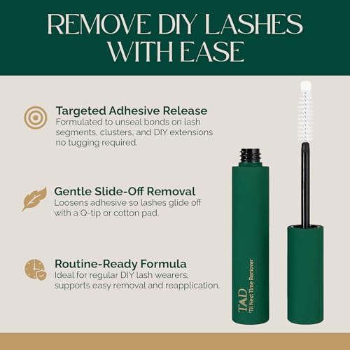 TAD Beauty Til Next Time Lash Remover - 10ml for DIY Lashes