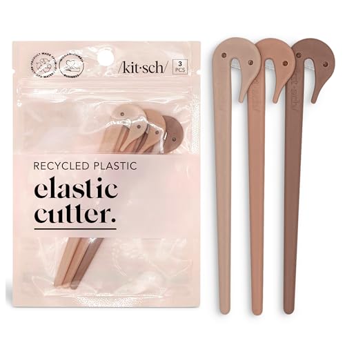 Kitsch Elastic Hair Tie Cutter Tool - 3-Piece No-Damage Band Remover