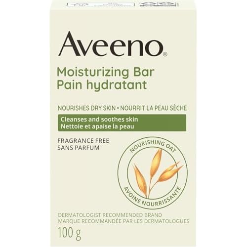 AVEENO Naturals Moisturizing Bar for Dry Skin 3.50 oz (Pack of 12) - Packaging May Vary