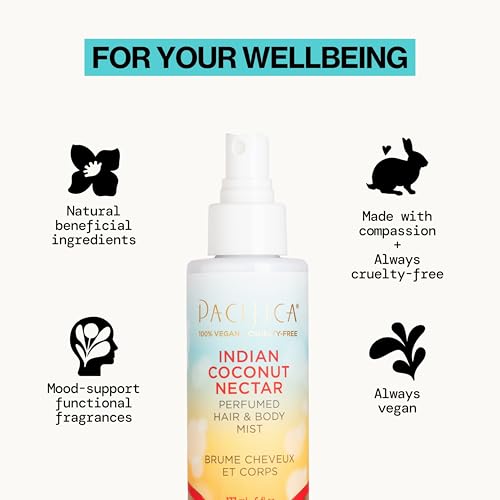 Pacifica Indian Coconut Nectar Hair & Body Mist 5 FL Oz