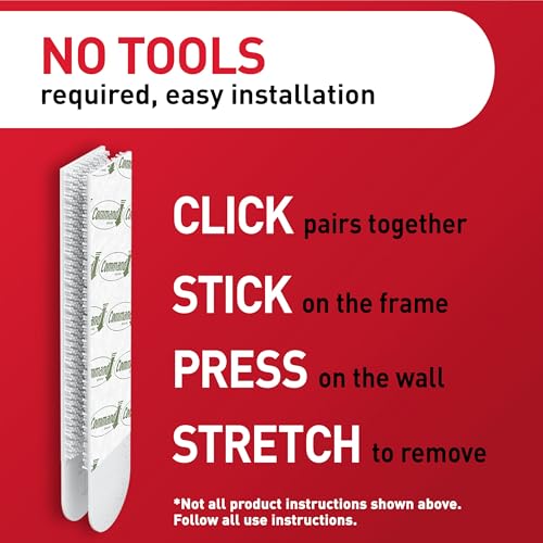 Command 20 lb X-Large Heavy Duty Picture Hanging Strips - 1 Pack