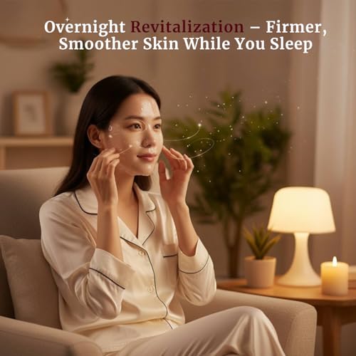 Korean Overnight Collagen Face Mask (4 PACKS) - Hydrating Deep Collagen Mask for Women - Anti-Aging Bio-Collagen Real Deep Mask - Glass Skin Facial Treatment