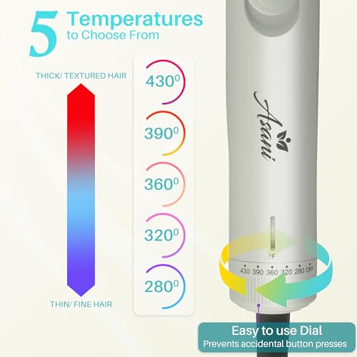 Asani 360° Airflow 2-in-1 Hair Straightener & Curling Wand